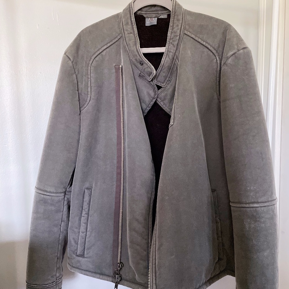 Armani Exchange Faux Fur Lined Jacket